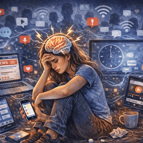 Ansiedade no mundo hiperconectado: como o excesso de telas está afetando sua saúde mental (e o que fazer na prática)